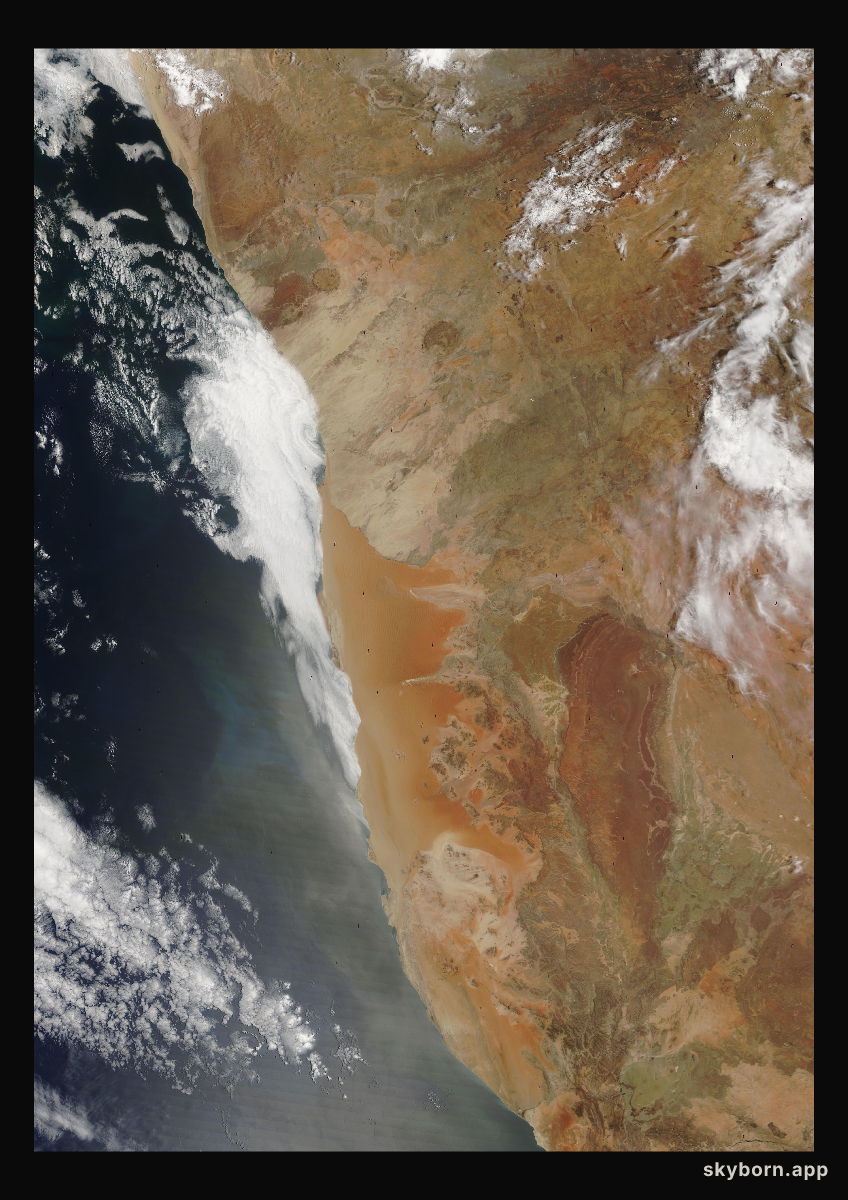 The Earth on 21 November 2005 · Namib Desert
