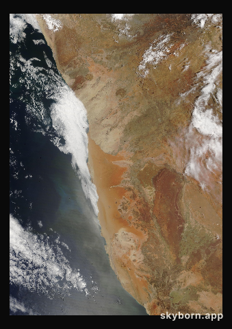 The Earth on 21 November 2005 · Namib Desert