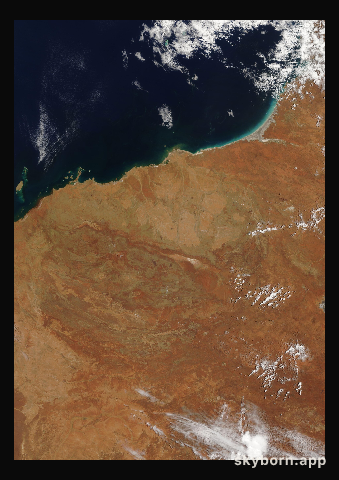 The Earth on 27 November 2005 · Pilbara, Western Australia