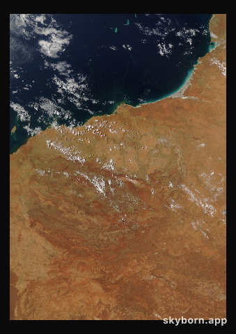 The Earth on 29 November 2005 · Pilbara, Western Australia