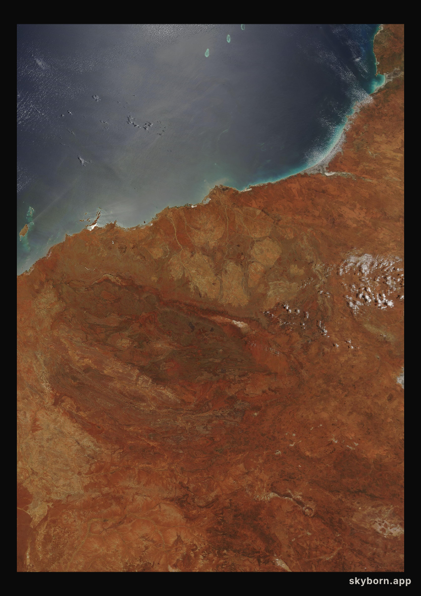 The Earth on 30 November 2005 · Pilbara, Western Australia