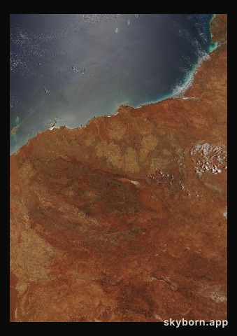 The Earth on 30 November 2005 · Pilbara, Western Australia