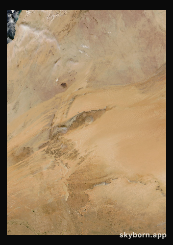 The Earth on 1 December 2005 · Eye of the Sahara, Mauritania