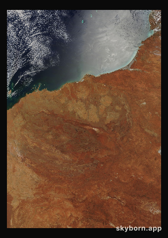The Earth on 2 December 2005 · Pilbara, Western Australia