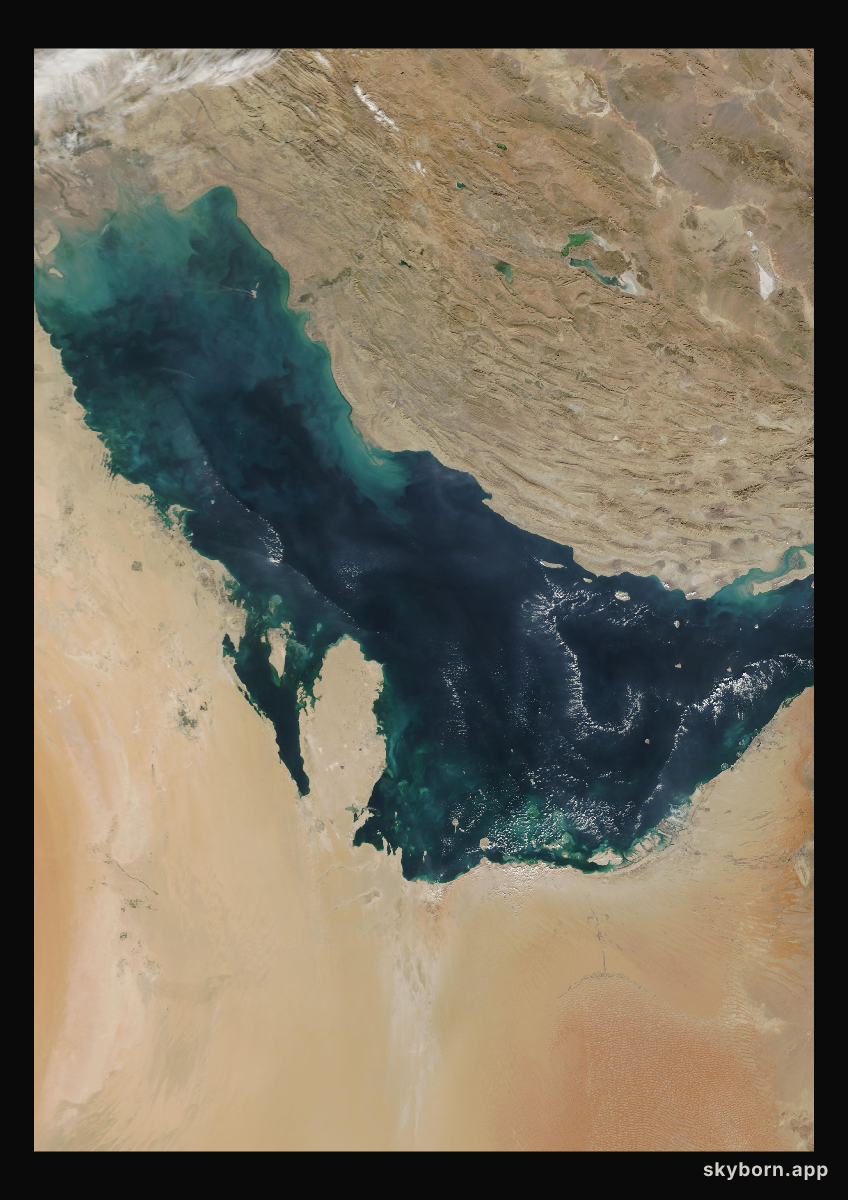 The Earth on 4 December 2005 · Persian Gulf