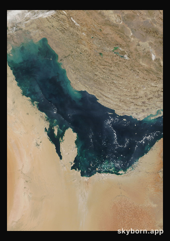 The Earth on 4 December 2005 · Persian Gulf