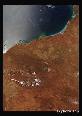 The Earth on 7 December 2005 · Pilbara, Western Australia