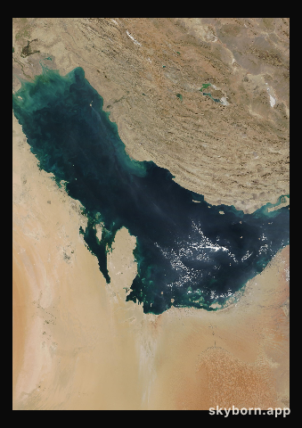 The Earth on 11 December 2005 · Persian Gulf