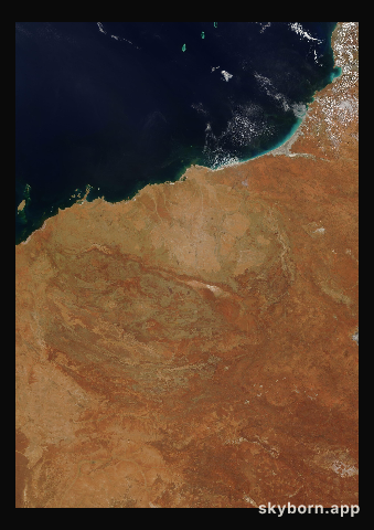 The Earth on 13 December 2005 · Pilbara, Western Australia