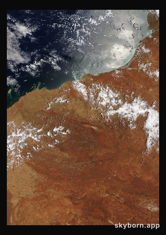 The Earth on 18 December 2005 · Pilbara, Western Australia