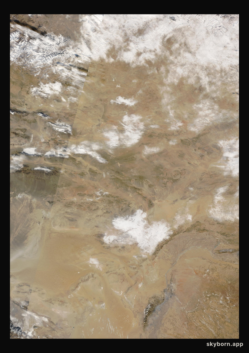 The Earth on 22 December 2005 · Gobi Desert