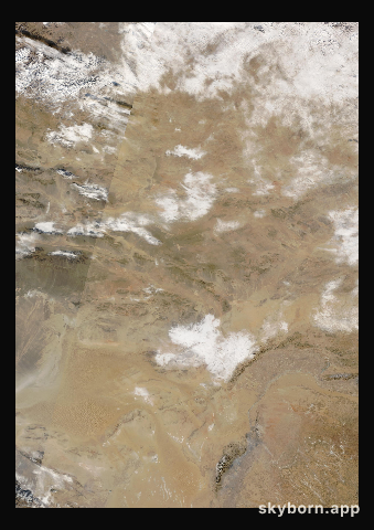 The Earth on 22 December 2005 · Gobi Desert