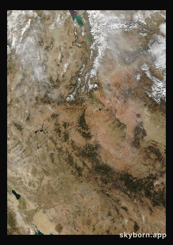 The Earth on 24 December 2005 · Colorado Plateau