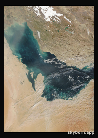 The Earth on 29 December 2005 · Persian Gulf