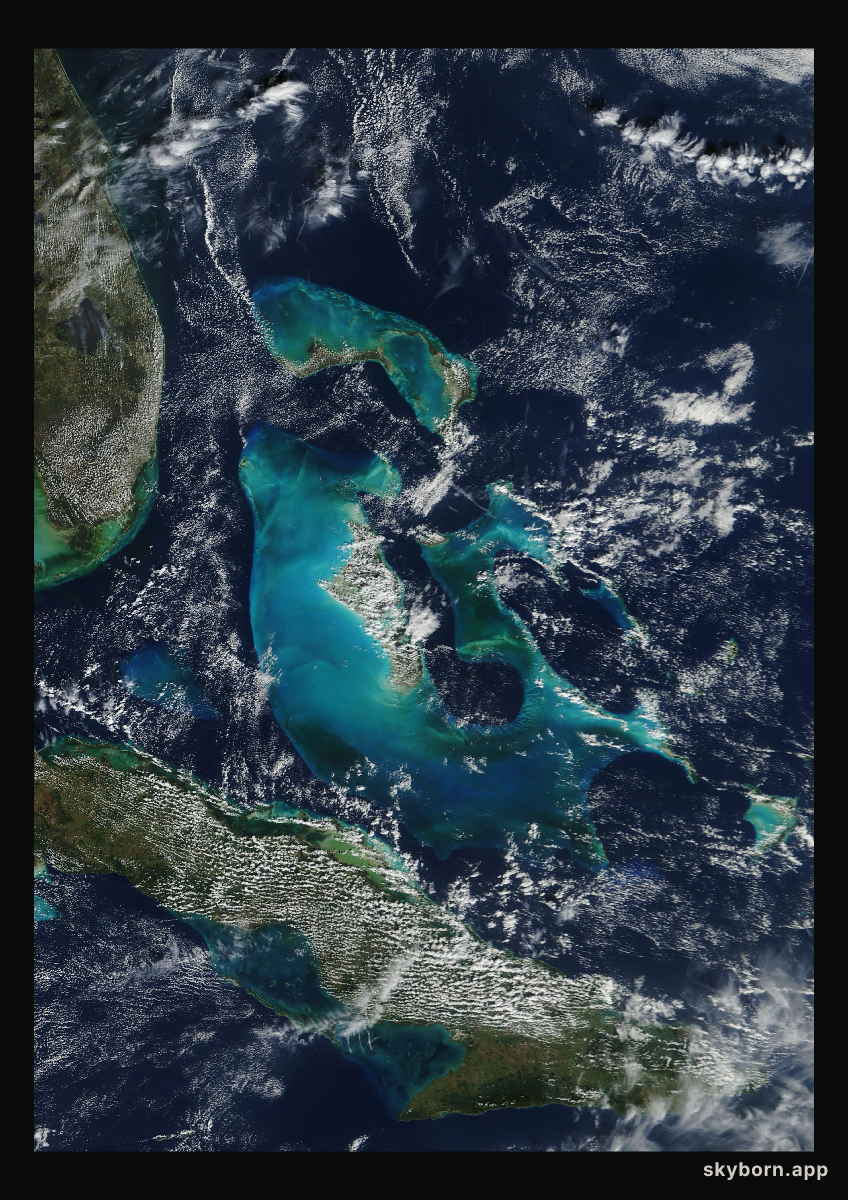 The Earth on 2 January 2006 · Bahamas