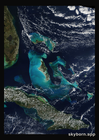 The Earth on 4 January 2006 · Bahamas
