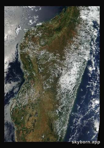 The Earth on 8 January 2006 · Madagascar