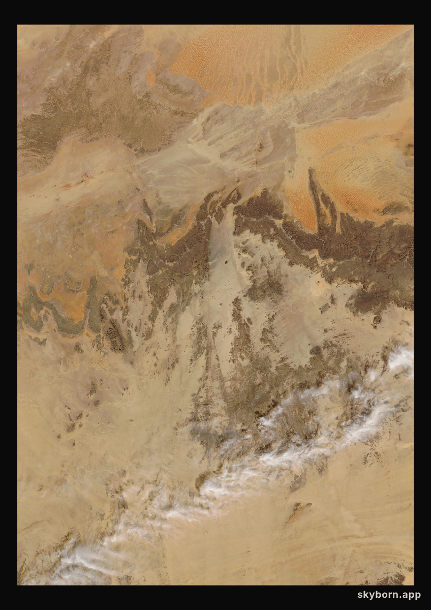 The Earth on 10 January 2006 · Sahara, Algeria