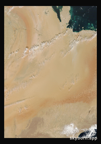 The Earth on 12 January 2006 · Empty Quarter, Arabia