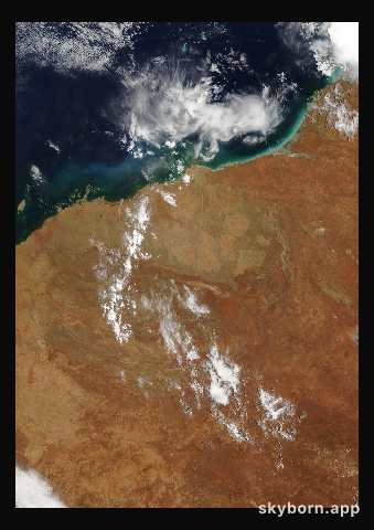 The Earth on 14 January 2006 · Pilbara, Western Australia