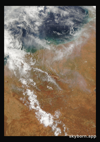 The Earth on 16 January 2006 · Pilbara, Western Australia