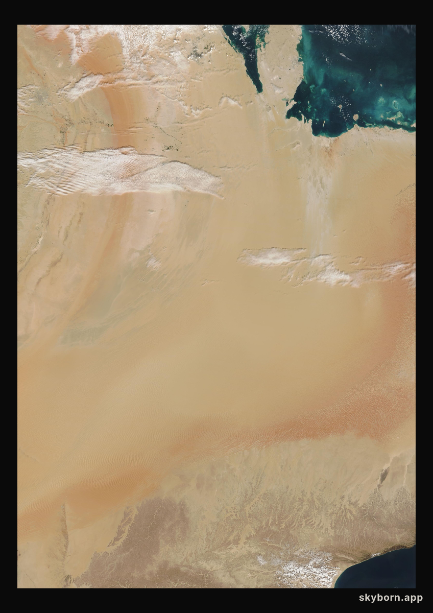 The Earth on 17 January 2006 · Empty Quarter, Arabia