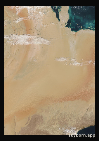 The Earth on 17 January 2006 · Empty Quarter, Arabia