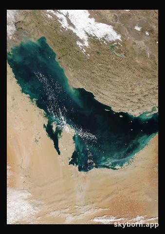 The Earth on 19 January 2006 · Persian Gulf