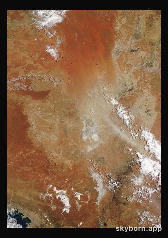 The Earth on 24 January 2006 · Lake Eyre, Australia