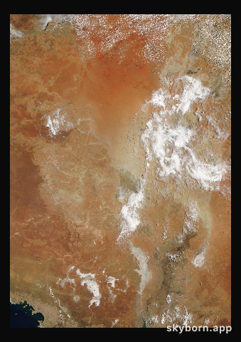 The Earth on 26 January 2006 · Lake Eyre, Australia