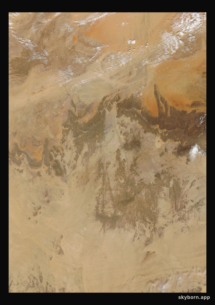 The Earth on 30 January 2006 · Sahara, Algeria
