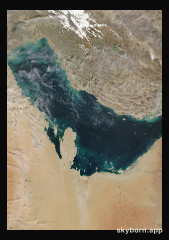 The Earth on 2 February 2006 · Persian Gulf