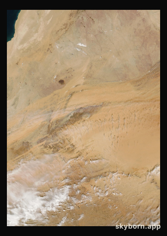 The Earth on 5 February 2006 · Eye of the Sahara, Mauritania