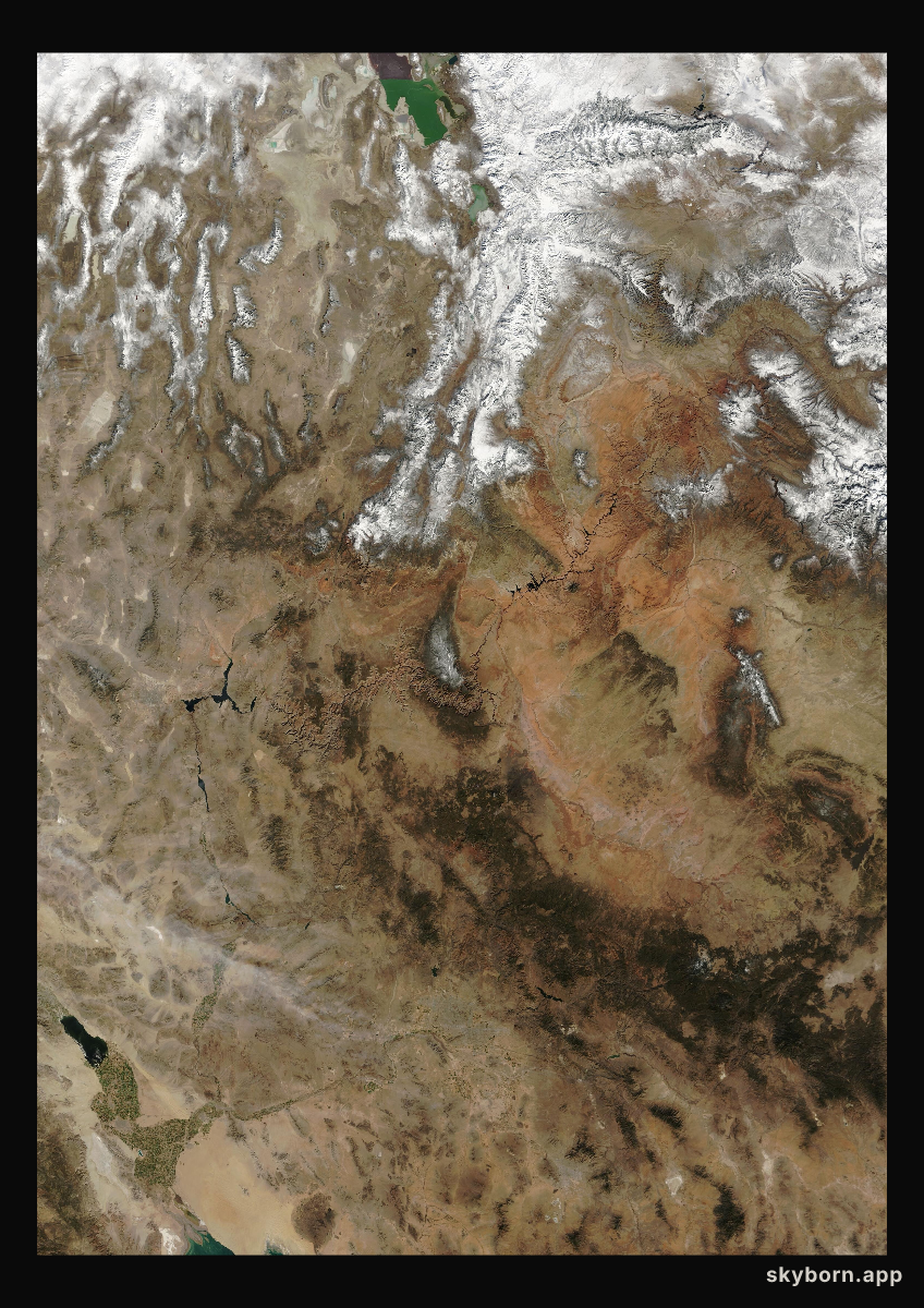 The Earth on 6 February 2006 · Colorado Plateau