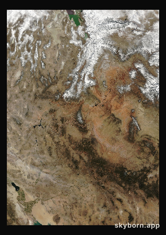 The Earth on 6 February 2006 · Colorado Plateau