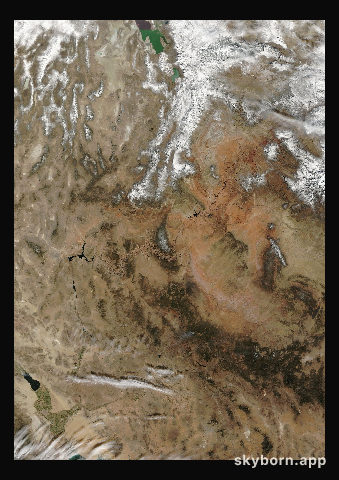 The Earth on 8 February 2006 · Colorado Plateau