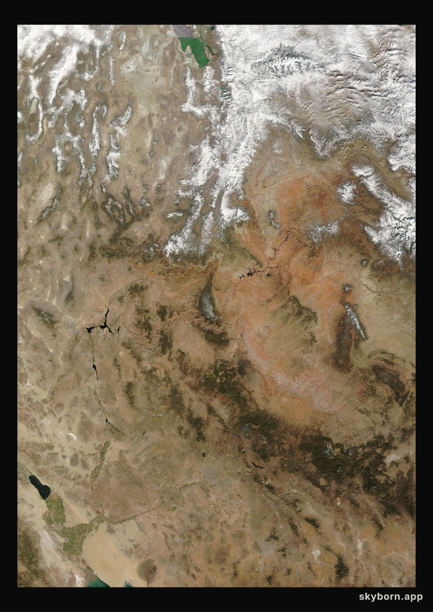 The Earth on 10 February 2006 · Colorado Plateau