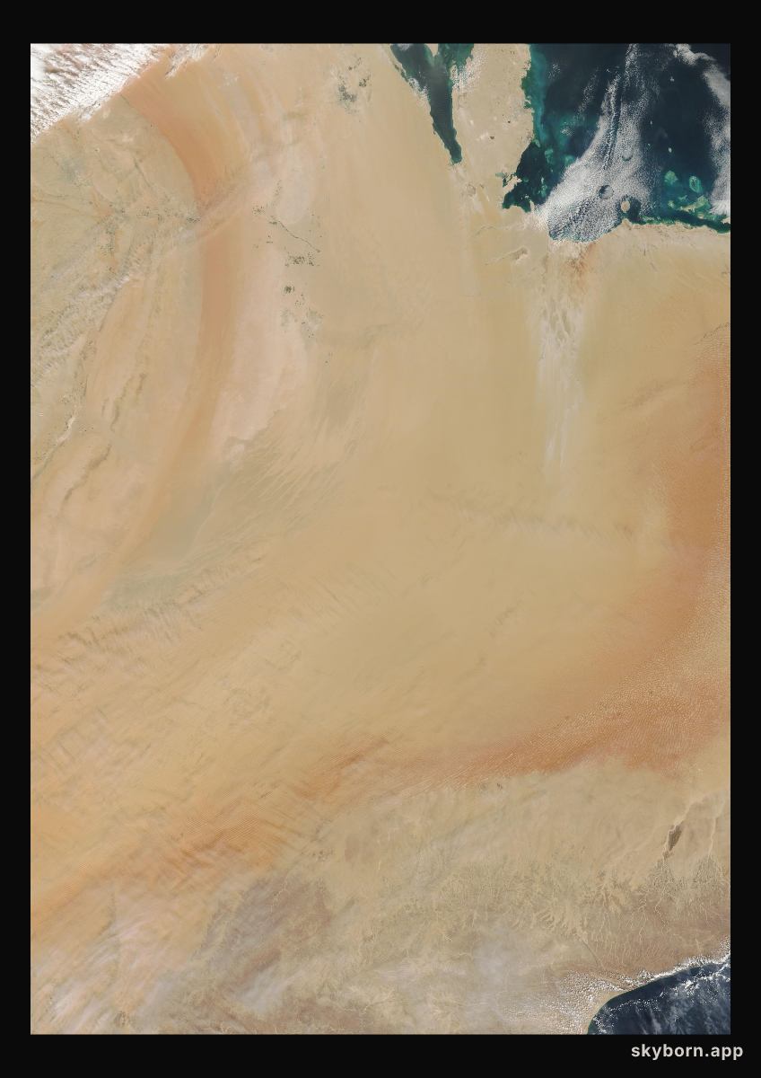 The Earth on 11 February 2006 · Empty Quarter, Arabia