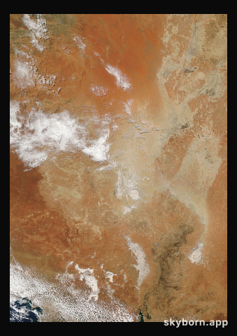 The Earth on 13 February 2006 · Lake Eyre, Australia