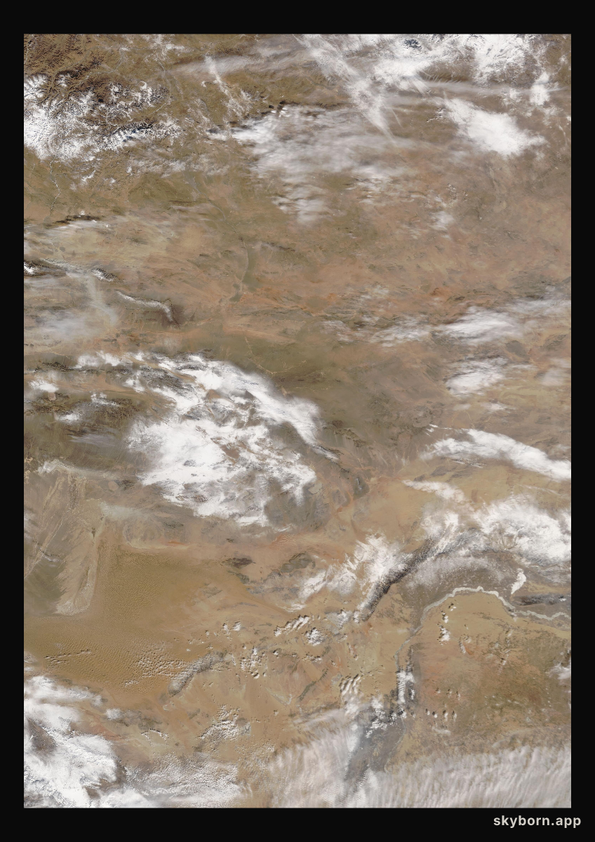 The Earth on 14 February 2006 · Gobi Desert