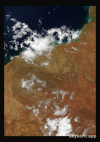 The Earth on 15 February 2006 · Pilbara, Western Australia