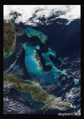 The Earth on 19 February 2006 · Bahamas