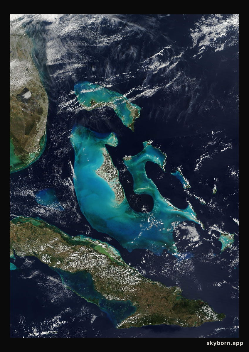 The Earth on 23 February 2006 · Bahamas
