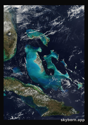 The Earth on 23 February 2006 · Bahamas