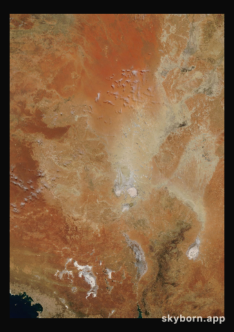 The Earth on 27 February 2006 · Lake Eyre, Australia