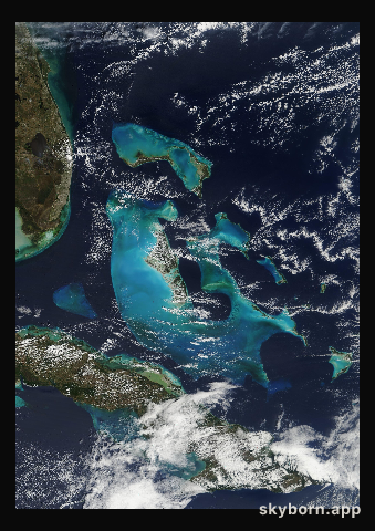 The Earth on 28 February 2006 · Bahamas