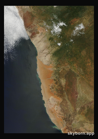 The Earth on 4 March 2006 · Namib Desert
