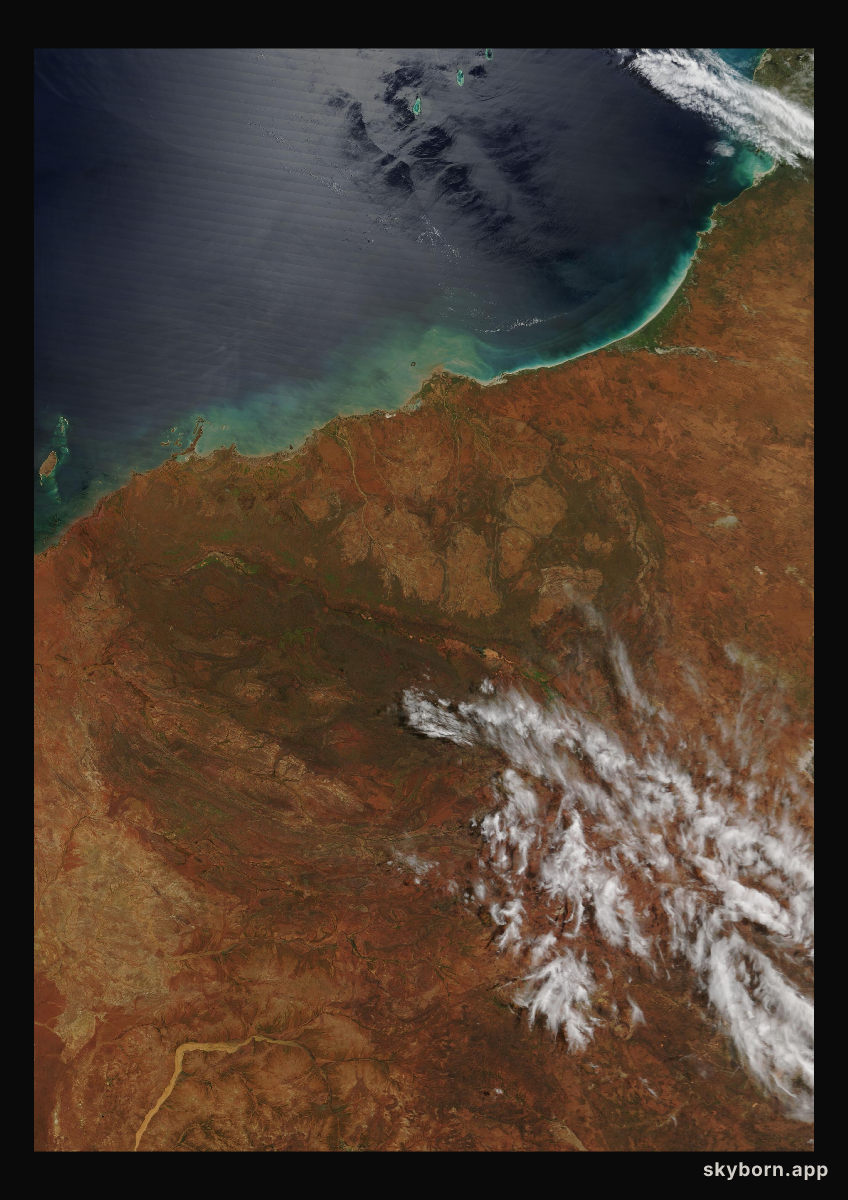The Earth on 6 March 2006 · Pilbara, Western Australia