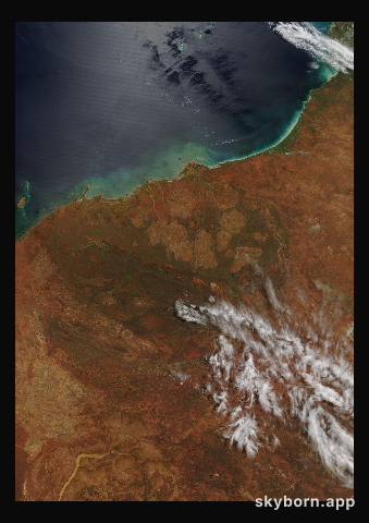 The Earth on 6 March 2006 · Pilbara, Western Australia