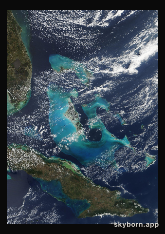 The Earth on 7 March 2006 · Bahamas